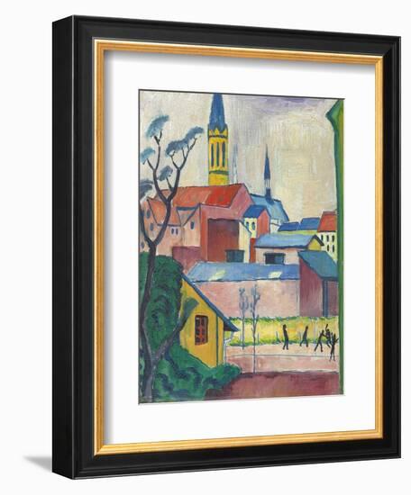 Marienkirche, 1911-August Macke-Framed Giclee Print