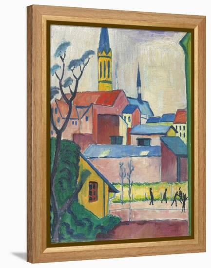 Marienkirche, 1911-August Macke-Framed Premier Image Canvas