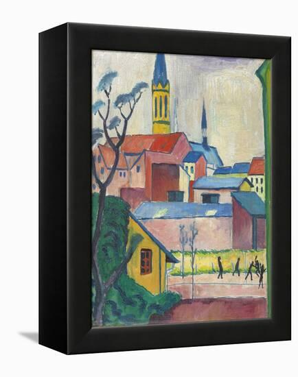 Marienkirche, 1911-August Macke-Framed Premier Image Canvas