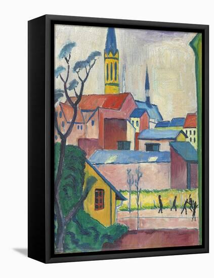 Marienkirche, 1911-August Macke-Framed Premier Image Canvas
