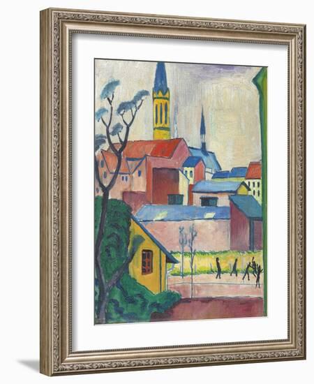 Marienkirche, 1911-August Macke-Framed Giclee Print