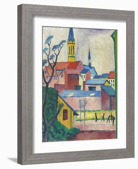 Marienkirche, 1911-August Macke-Framed Giclee Print