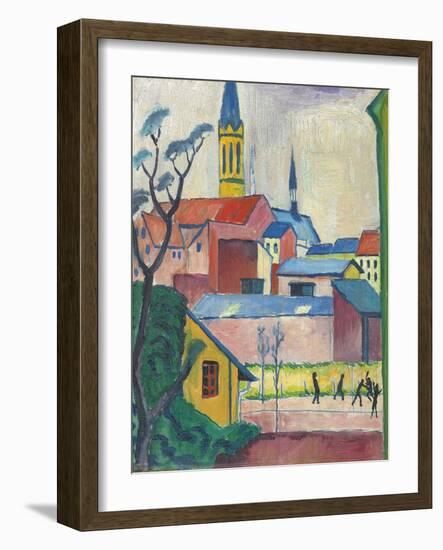 Marienkirche, 1911-August Macke-Framed Giclee Print