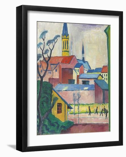 Marienkirche, 1911-August Macke-Framed Giclee Print