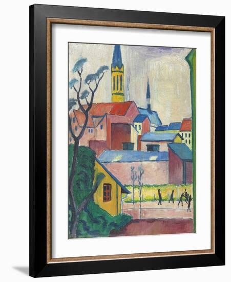 Marienkirche, 1911-August Macke-Framed Giclee Print