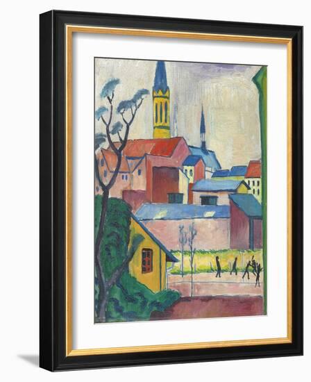 Marienkirche, 1911-August Macke-Framed Giclee Print