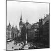 Marienplatz, Munich, Germany, C1900-Wurthle & Sons-Mounted Photographic Print