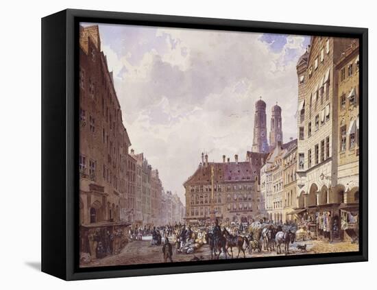 Marienplatz, Munich-Friedrich Eibner-Framed Premier Image Canvas