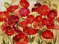 Yellow And Red Poppies-Marietta Cohen Art and Design-Giclee Print