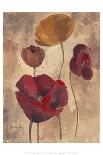 Textured Poppies I-Marietta Cohen-Art Print