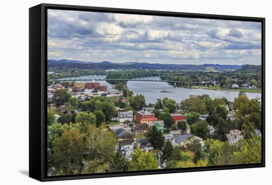 Marietta Oh And Ohio River-Galloimages Online-Framed Stretched Canvas