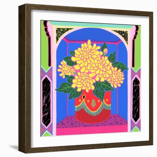 Marigold, 2020 (Acrylic on Panel)-Tsz Kam-Framed Giclee Print