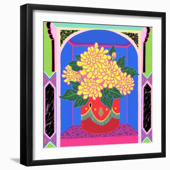 Marigold, 2020 (Acrylic on Panel)-Tsz Kam-Framed Giclee Print