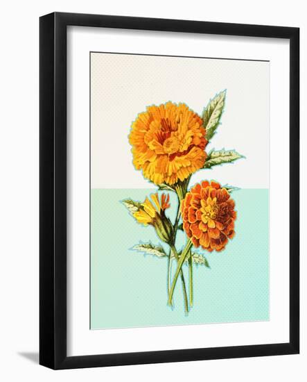 Marigold Yellow-null-Framed Art Print