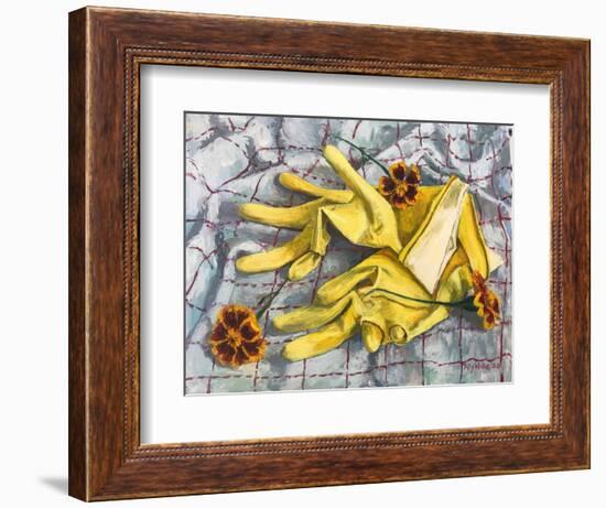 Marigolds 2020 (oil)-Tilly Willis-Framed Giclee Print