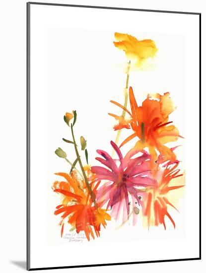 Marigolds and Other Flowers, 2004-Claudia Hutchins-Puechavy-Mounted Giclee Print