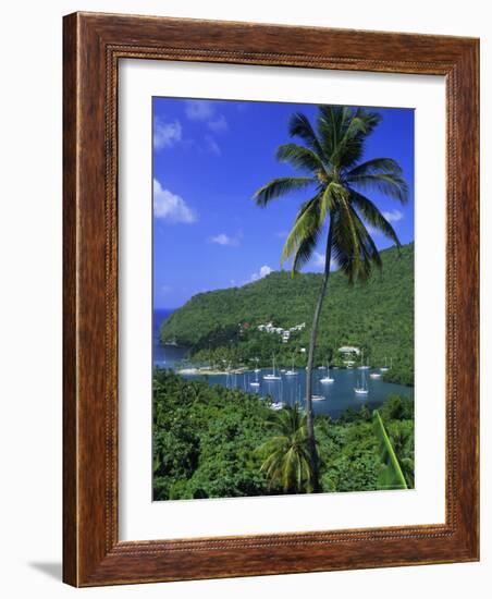 Marigot Bay, St. Lucia, Windward Islands, Caribbean, West Indies, Central America-John Miller-Framed Photographic Print