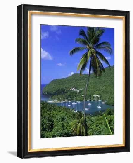 Marigot Bay, St. Lucia, Windward Islands, Caribbean, West Indies, Central America-John Miller-Framed Photographic Print