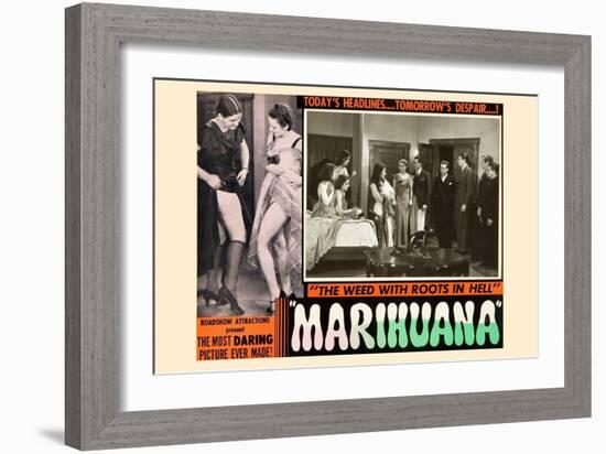 Marihuana: the Weed with Roots in Hell-null-Framed Premium Giclee Print