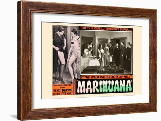 Marihuana: the Weed with Roots in Hell-null-Framed Premium Giclee Print