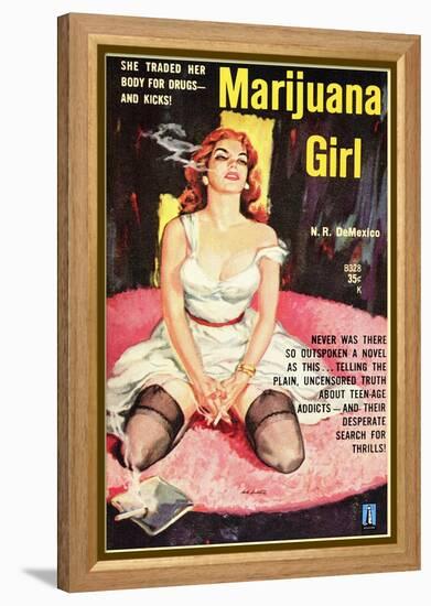 Marijuana Girl, 1969-null-Framed Stretched Canvas