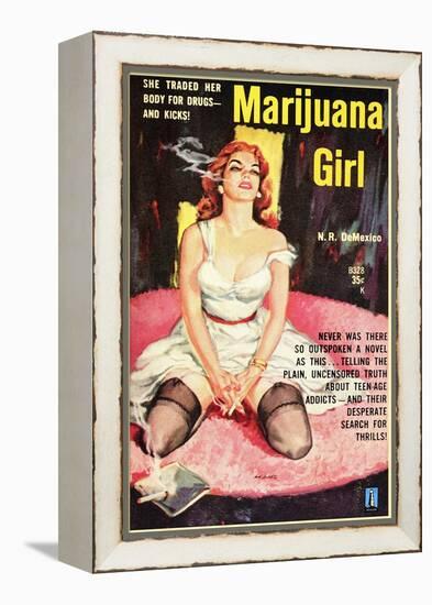 Marijuana Girl, 1969-null-Framed Stretched Canvas