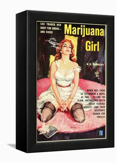 Marijuana Girl, 1969-null-Framed Stretched Canvas