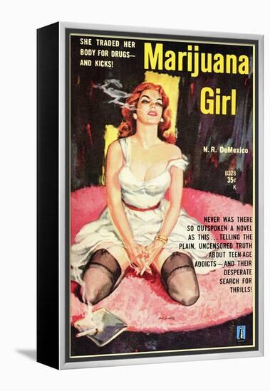 Marijuana Girl, 1969-null-Framed Stretched Canvas