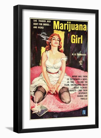 Marijuana Girl, 1969--Framed Art Print