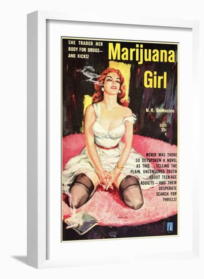 Marijuana Girl, 1969--Framed Art Print