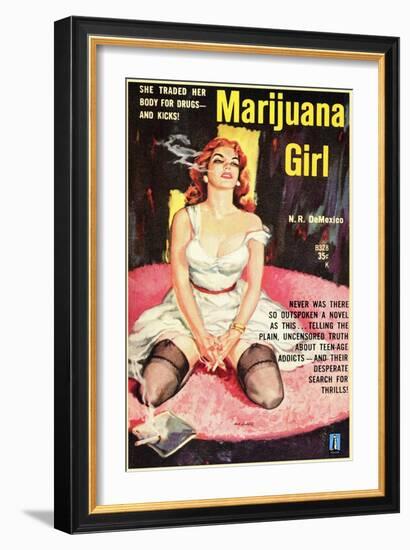 Marijuana Girl, 1969--Framed Art Print