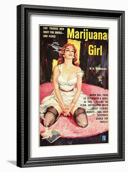 Marijuana Girl, 1969-null-Framed Premium Giclee Print