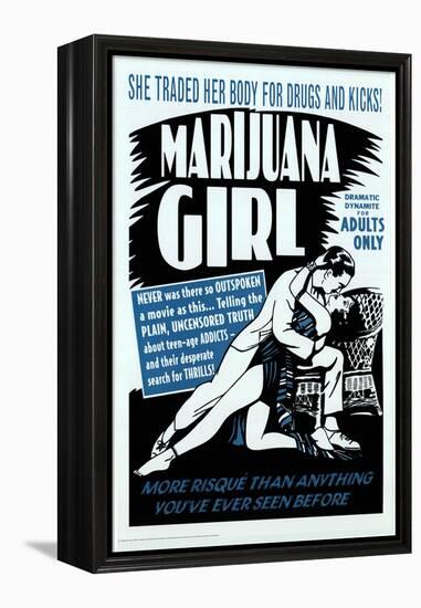 Marijuana Girl, 1969-null-Framed Stretched Canvas