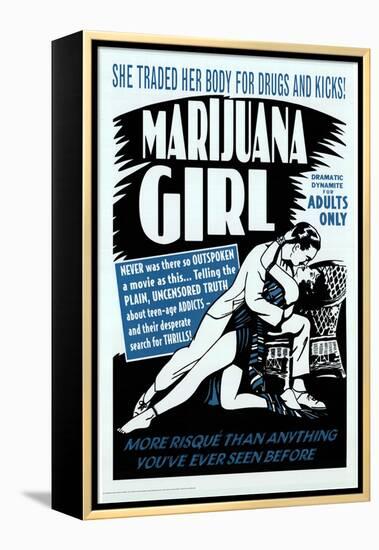 Marijuana Girl, 1969-null-Framed Stretched Canvas