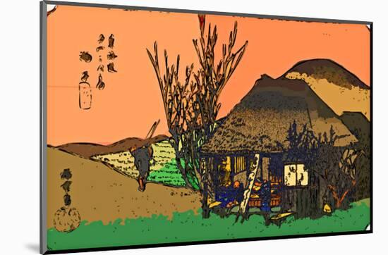 Mariko: a Roadside Tavern-Ando Hiroshige-Mounted Giclee Print