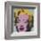 Marilyn, 1967 (on blue ground)-Andy Warhol-Framed Art Print