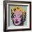 Marilyn, 1967 (on blue ground)-Andy Warhol-Framed Art Print