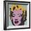 Marilyn, 1967 (on blue ground)-Andy Warhol-Framed Art Print