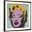 Marilyn, 1967 (on blue ground)-Andy Warhol-Framed Art Print