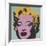 Marilyn, 1967 (on blue ground)-Andy Warhol-Framed Art Print