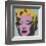Marilyn, 1967 (on blue ground)-Andy Warhol-Framed Giclee Print