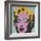 Marilyn, 1967 (on blue ground)-Andy Warhol-Framed Giclee Print