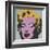 Marilyn, 1967 (on blue ground)-Andy Warhol-Framed Giclee Print