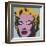 Marilyn, 1967 (on blue ground)-Andy Warhol-Framed Giclee Print