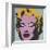 Marilyn, 1967 (on blue ground)-Andy Warhol-Framed Giclee Print