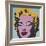 Marilyn, 1967 (on blue ground)-Andy Warhol-Framed Giclee Print