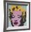 Marilyn, 1967 (on blue ground)-Andy Warhol-Framed Giclee Print