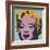 Marilyn, 1967 (on blue ground)-Andy Warhol-Framed Giclee Print