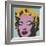 Marilyn, 1967 (on blue ground)-Andy Warhol-Framed Giclee Print