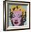 Marilyn, 1967 (on blue ground)-Andy Warhol-Framed Giclee Print